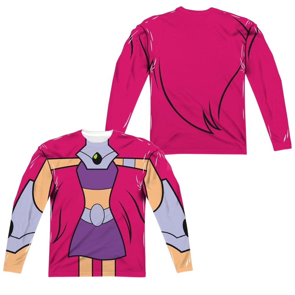 Teen Titans Go Starfire Uniform Men's All-Over Print T-Shirt Men's All-Over Print Long Sleeve Teen Titans Go!   