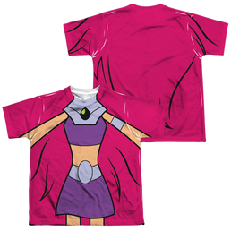 Teen Titans Go! Starfire Uniform (F/B) - Youth All-Over Print T-Shirt Youth All-Over Print T-Shirt (Ages 8-12) Teen Titans Go!   