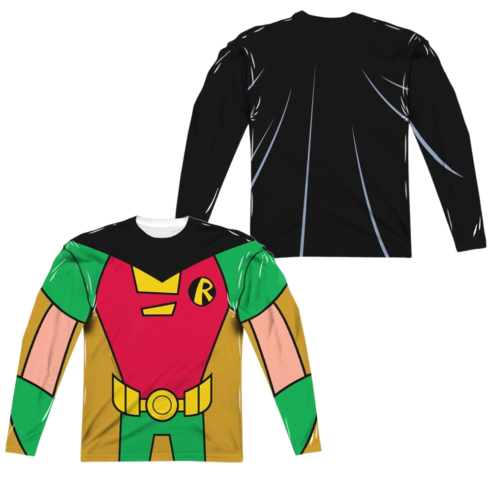 Teen Titans Go Robin Uniform Men's All-Over Print T-Shirt Men's All-Over Print Long Sleeve Teen Titans Go!   