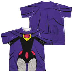 Teen Titans Go! Raven Uniform (Front/Back Print) - Youth All-Over Print T-Shirt Youth All-Over Print T-Shirt (Ages 8-12) Teen Titans Go!   