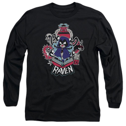 Teen Titans Go Raven Men's Long Sleeve T-Shirt Men's Long Sleeve T-Shirt Teen Titans Go!   