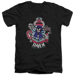 Teen Titans Go Raven Men's V-Neck T-Shirt Men's V-Neck T-Shirt Teen Titans Go!   