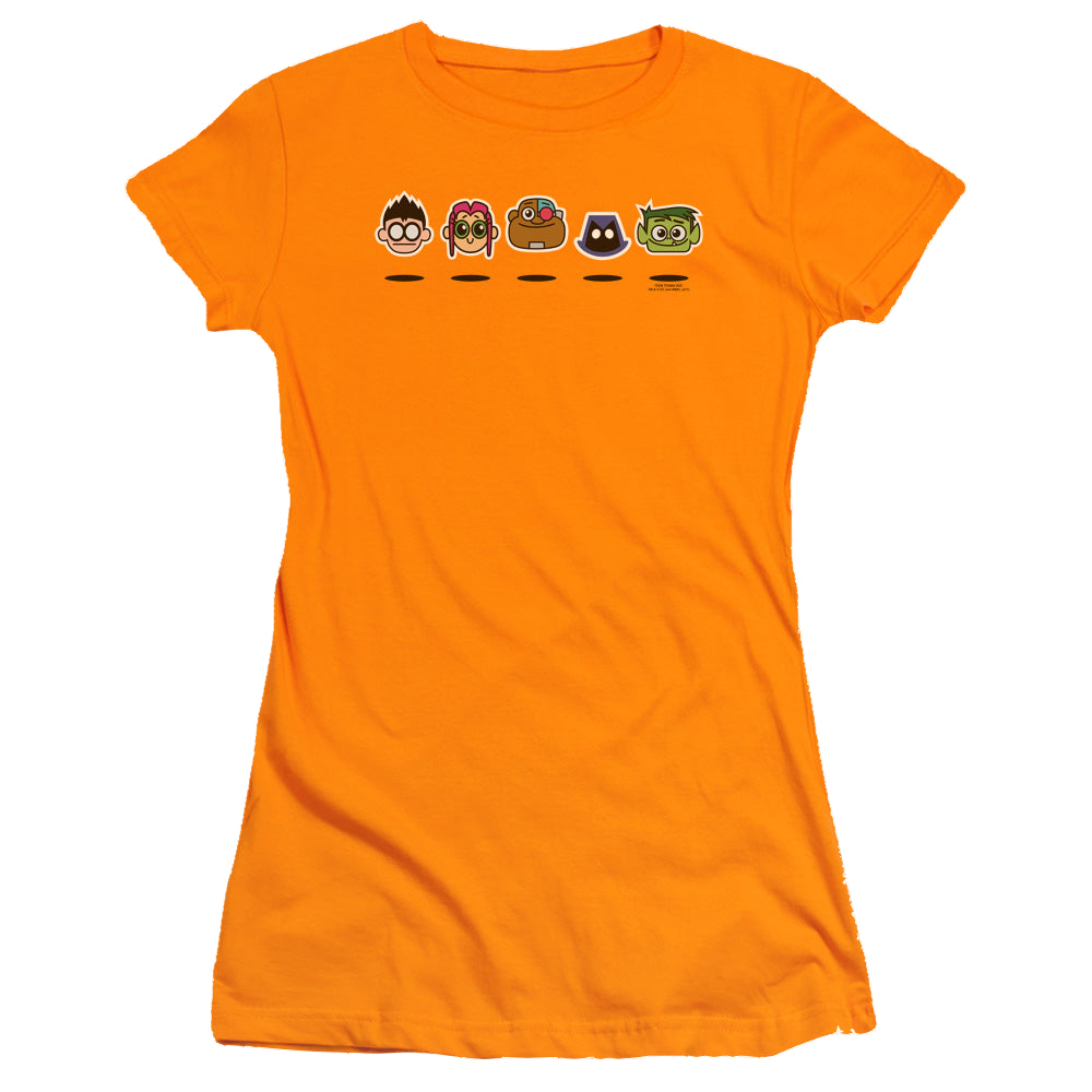 Teen Titans Go! Floating Heads - Juniors T-Shirt Juniors T-Shirt Teen Titans Go!   