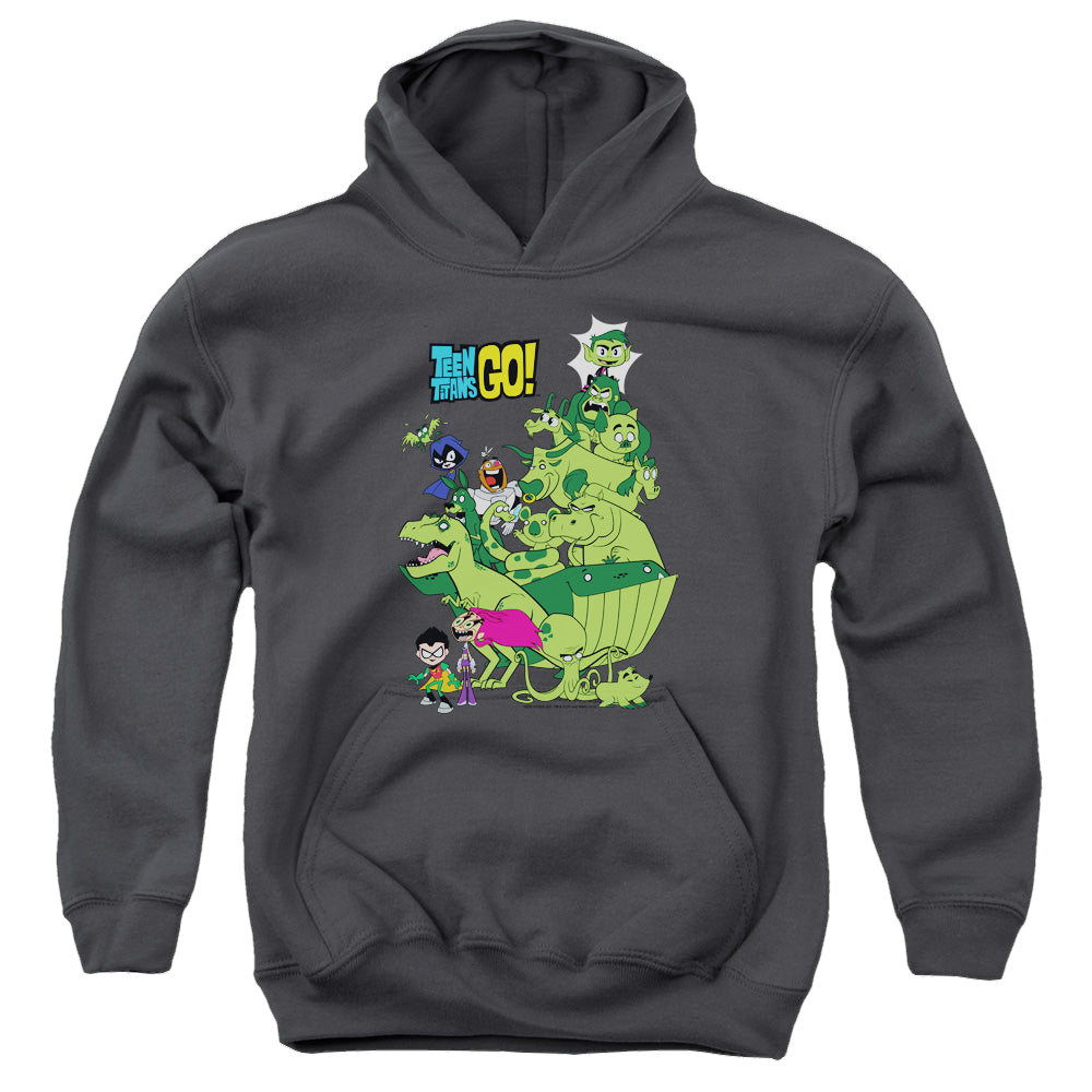 Teen Titans Go! Beast Boy Stack - Youth Hoodie Youth Hoodie (Ages 8-12) Teen Titans Go!   