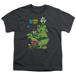 Teen Titans Go! Beast Boy Stack - Youth T-Shirt Youth T-Shirt (Ages 8-12) Teen Titans Go!   