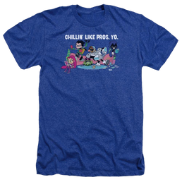 Teen Titans Go Like Pros Yo Men's Heather T-Shirt Men's Heather T-Shirt Teen Titans Go!   