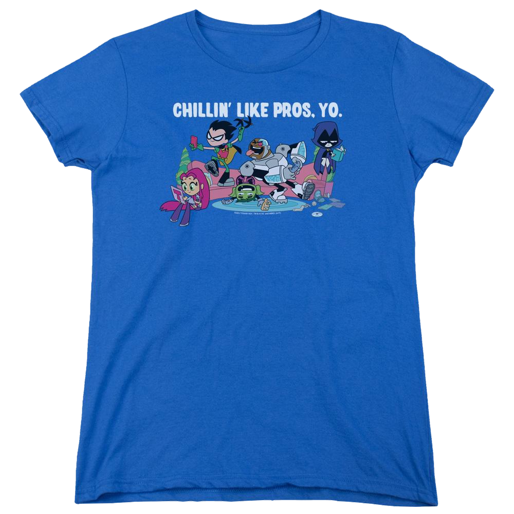 Teen Titans Go Like Pros Yo Women's T-Shirt Women's T-Shirt Teen Titans Go!   