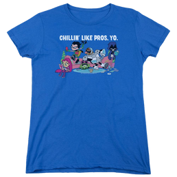 Teen Titans Go Like Pros Yo Women's T-Shirt Women's T-Shirt Teen Titans Go!   