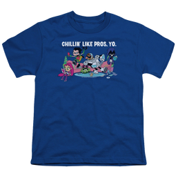 Teen Titans Go! Like Pros Yo - Youth T-Shirt Youth T-Shirt (Ages 8-12) Teen Titans Go!   
