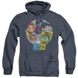 Teen Titans Go! Go Go Group - Heather Pullover Hoodie Heather Pullover Hoodie Teen Titans Go!   