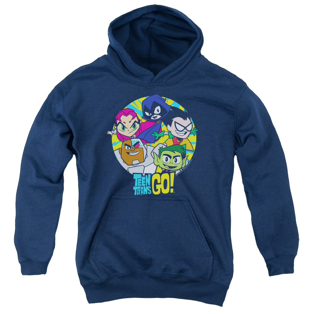 Teen Titans Go! Go Go Group - Youth Hoodie Youth Hoodie (Ages 8-12) Teen Titans Go!   