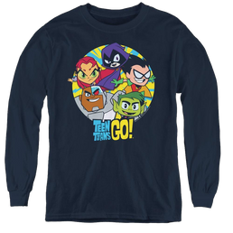 Teen Titans Go! Go Go Group - Youth Long Sleeve T-Shirt Youth Long Sleeve T-Shirt Teen Titans Go!   