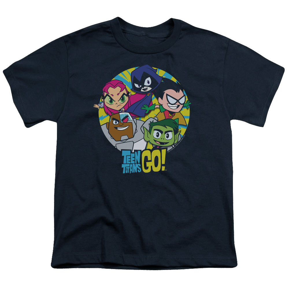 Teen Titans Go! Go Go Group - Youth T-Shirt Youth T-Shirt (Ages 8-12) Teen Titans Go!   