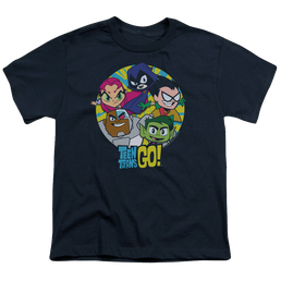 Teen Titans Go! Go Go Group - Youth T-Shirt Youth T-Shirt (Ages 8-12) Teen Titans Go!   