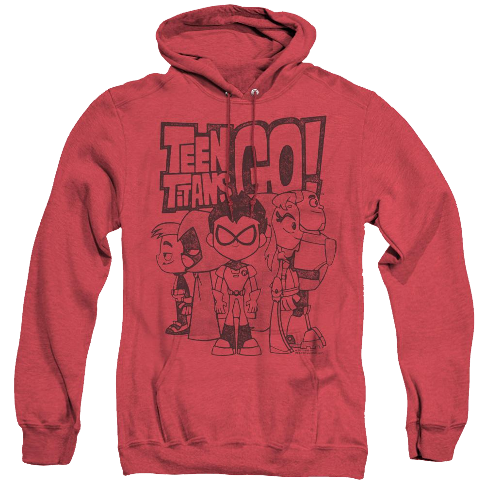 Teen Titans Go! Team Up - Heather Pullover Hoodie Heather Pullover Hoodie Teen Titans Go!   