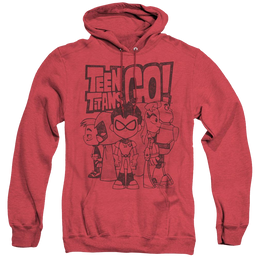 Teen Titans Go! Team Up - Heather Pullover Hoodie Heather Pullover Hoodie Teen Titans Go!   