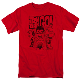 Teen Titans Go Team Up Men's Regular Fit T-Shirt Men's Regular Fit T-Shirt Teen Titans Go!   