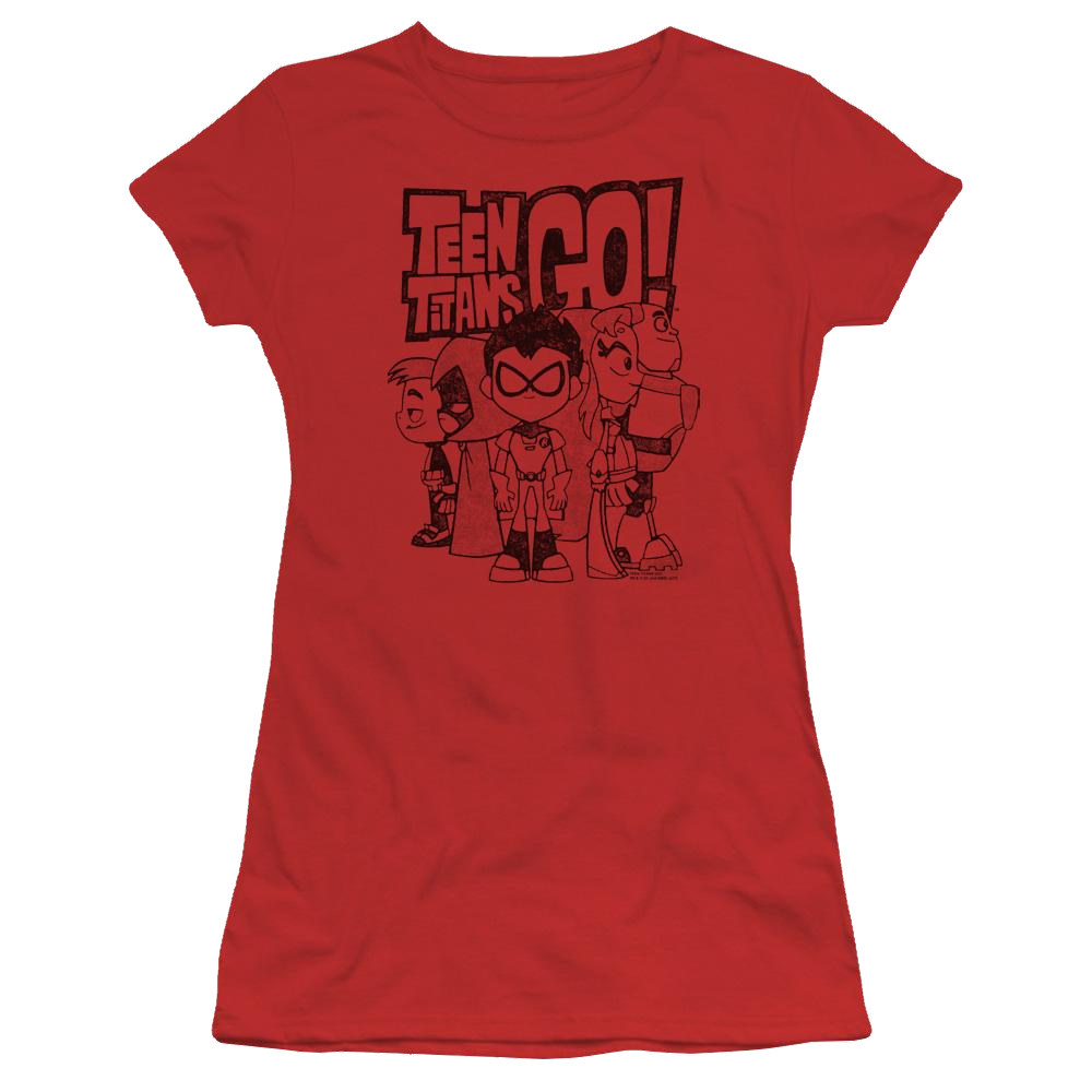 Teen Titans Go Team Up Juniors T-Shirt Juniors T-Shirt Teen Titans Go!   