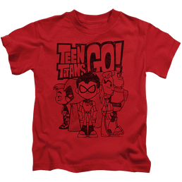 Teen Titans Go! Team Up - Kid's T-Shirt Kid's T-Shirt (Ages 4-7) Teen Titans Go!   