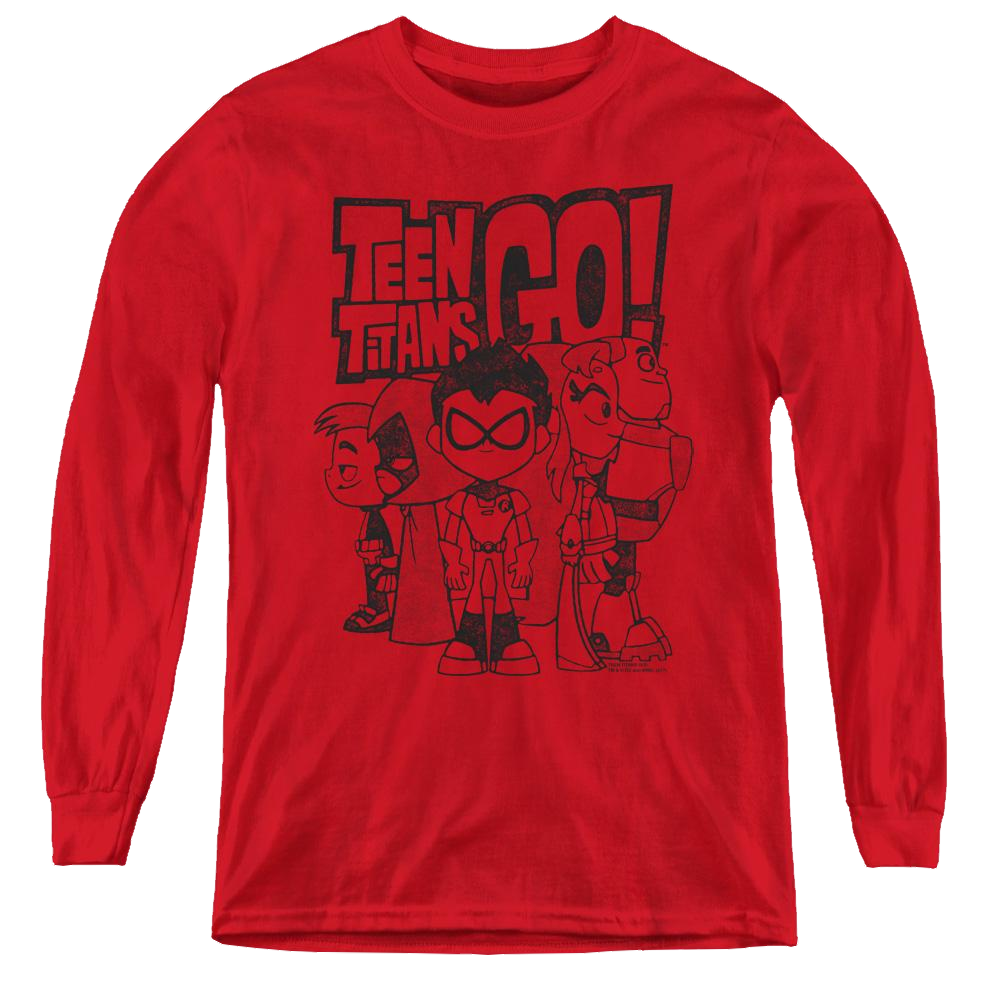 Teen Titans Go! Team Up - Youth Long Sleeve T-Shirt Youth Long Sleeve T-Shirt Teen Titans Go!   