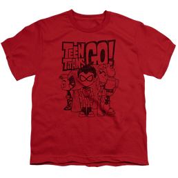 Teen Titans Go! Team Up - Youth T-Shirt Youth T-Shirt (Ages 8-12) Teen Titans Go!   