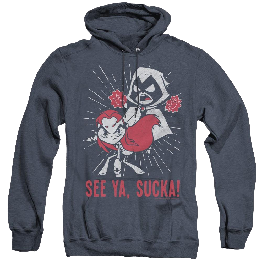 Teen Titans Go! Suckas - Heather Pullover Hoodie Heather Pullover Hoodie Teen Titans Go!   