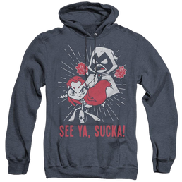 Teen Titans Go! Suckas - Heather Pullover Hoodie Heather Pullover Hoodie Teen Titans Go!   