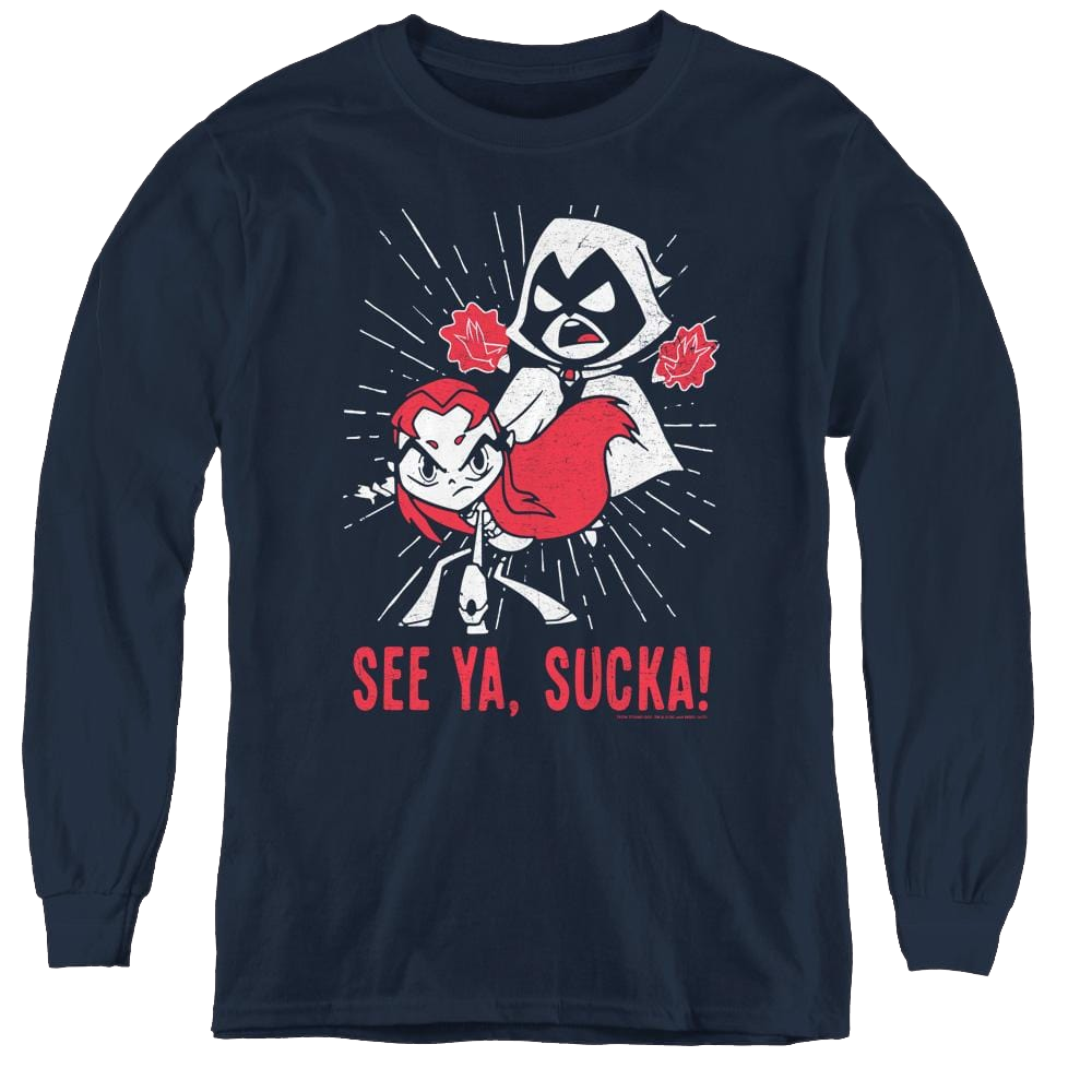 Teen Titans Go! Suckas - Youth Long Sleeve T-Shirt Youth Long Sleeve T-Shirt Teen Titans Go!   