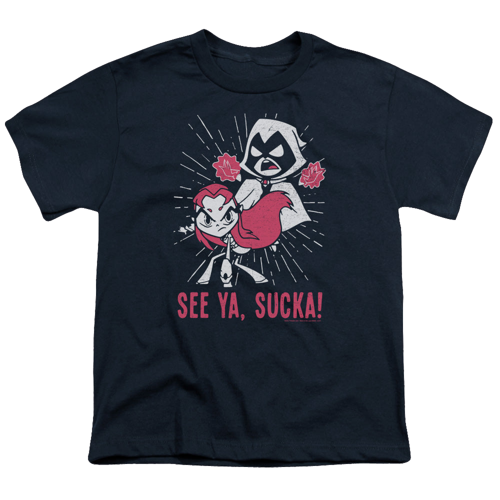Teen Titans Go! Suckas - Youth T-Shirt Youth T-Shirt (Ages 8-12) Teen Titans Go!   