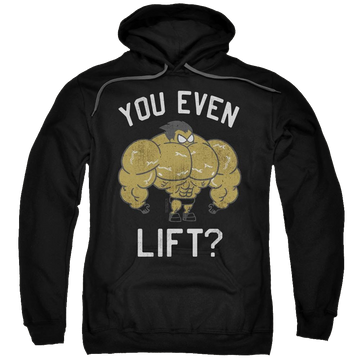 Black pullover hoodie with Teen Titans Go! Teen Titans Go You Lift graphic