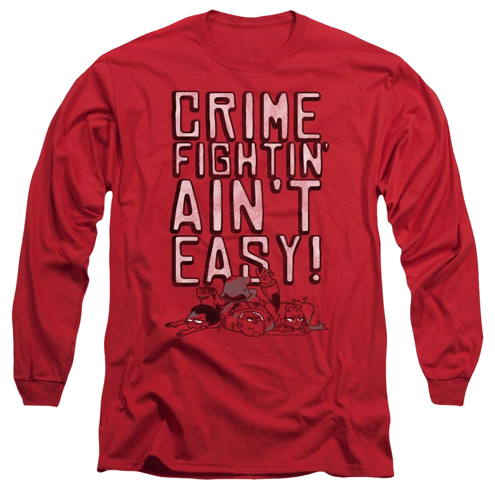 Teen Titans Go Not Easy Men's Long Sleeve T-Shirt Men's Long Sleeve T-Shirt Teen Titans Go!   