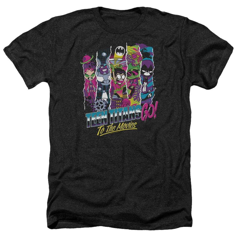 Teen Titans Go To The Movies Men's Heather T-Shirt Men's Heather T-Shirt Teen Titans Go!   