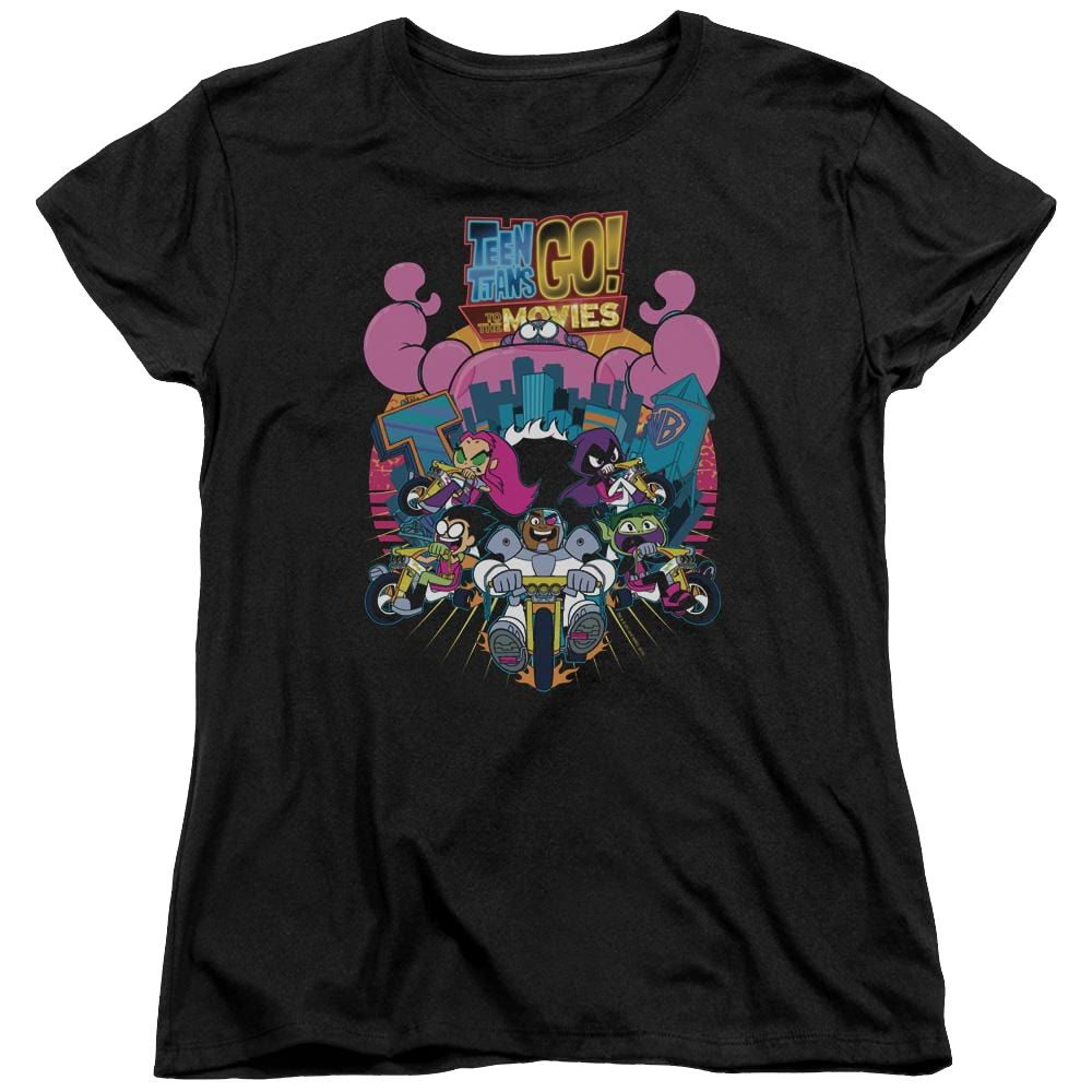 Teen Titans Go Burst Through Women's T-Shirt Women's T-Shirt Teen Titans Go!   