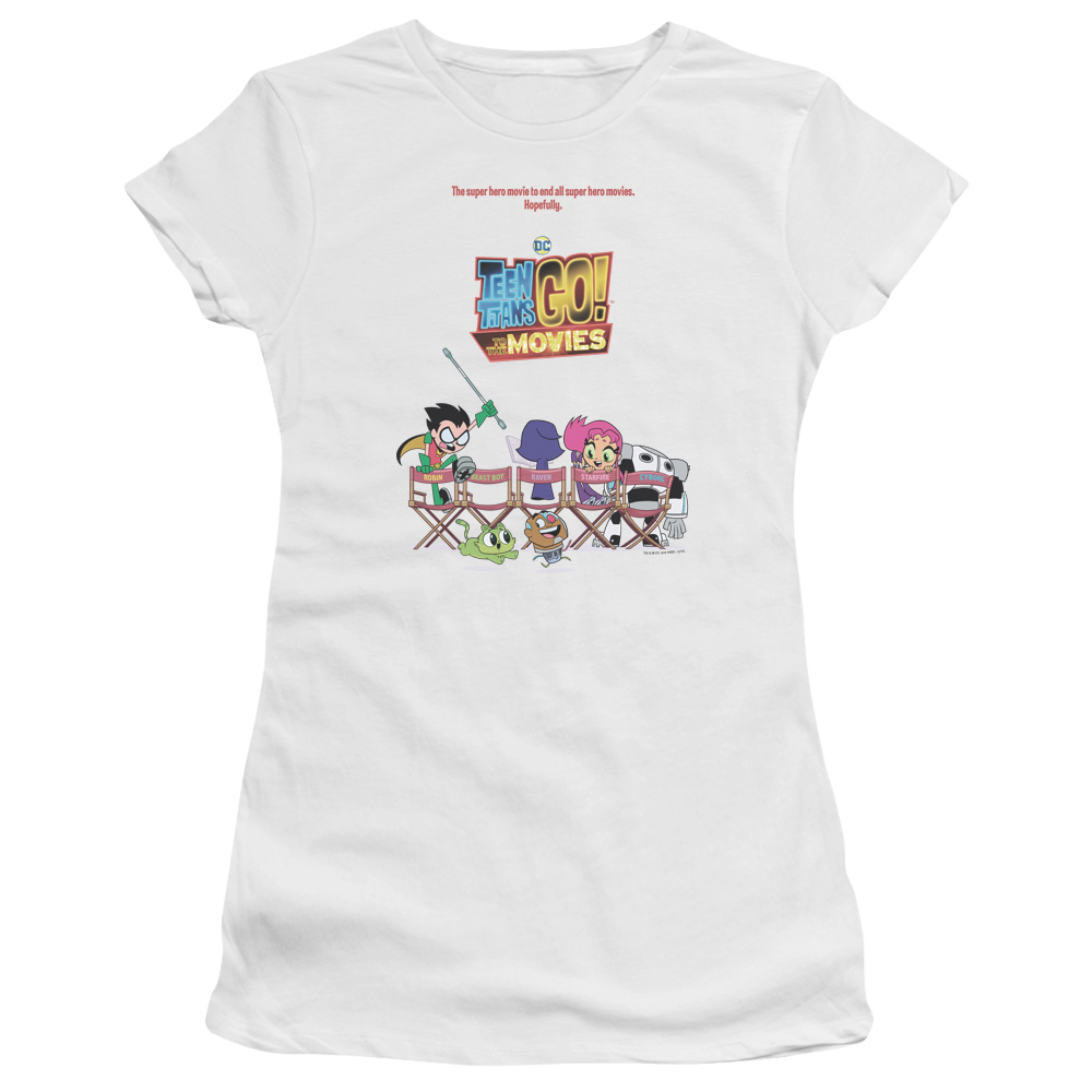 Teen Titans Go Poster Juniors T-Shirt Juniors T-Shirt Teen Titans Go!   