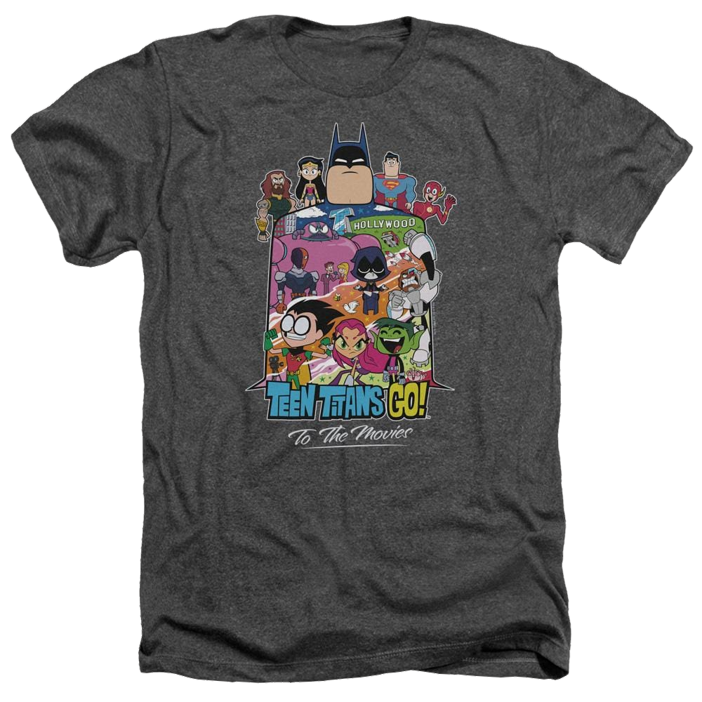 Teen Titans Go Hollywood Men's Heather T-Shirt Men's Heather T-Shirt Teen Titans Go!   