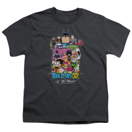 Teen Titans Go! Hollywood - Youth T-Shirt Youth T-Shirt (Ages 8-12) Teen Titans Go!   