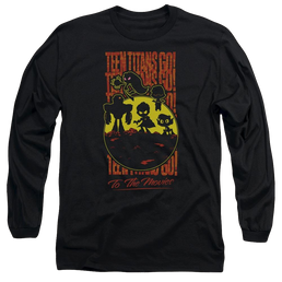 Teen Titans Go Titans Silhouette Men's Long Sleeve T-Shirt Men's Long Sleeve T-Shirt Teen Titans Go!   