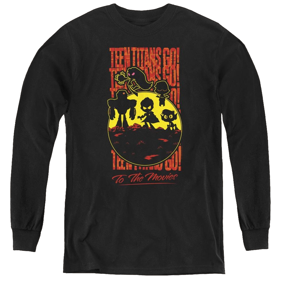 Teen Titans Go! Titans Silhouette - Youth Long Sleeve T-Shirt Youth Long Sleeve T-Shirt Teen Titans Go!   