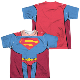 Teen Titans Go! Superman Uniform (F/B) - Youth All-Over Print T-Shirt Youth All-Over Print T-Shirt (Ages 8-12) Teen Titans Go!   
