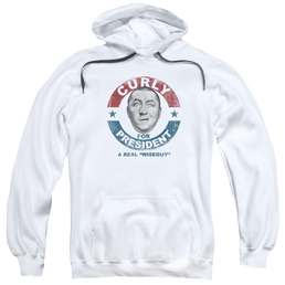 Three Stooges, The Curly For President - Pullover Hoodie Pullover Hoodie The Three Stooges   