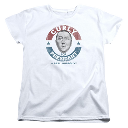 The Three Stooges Curly For President Women's T-Shirt Women's T-Shirt The Three Stooges   