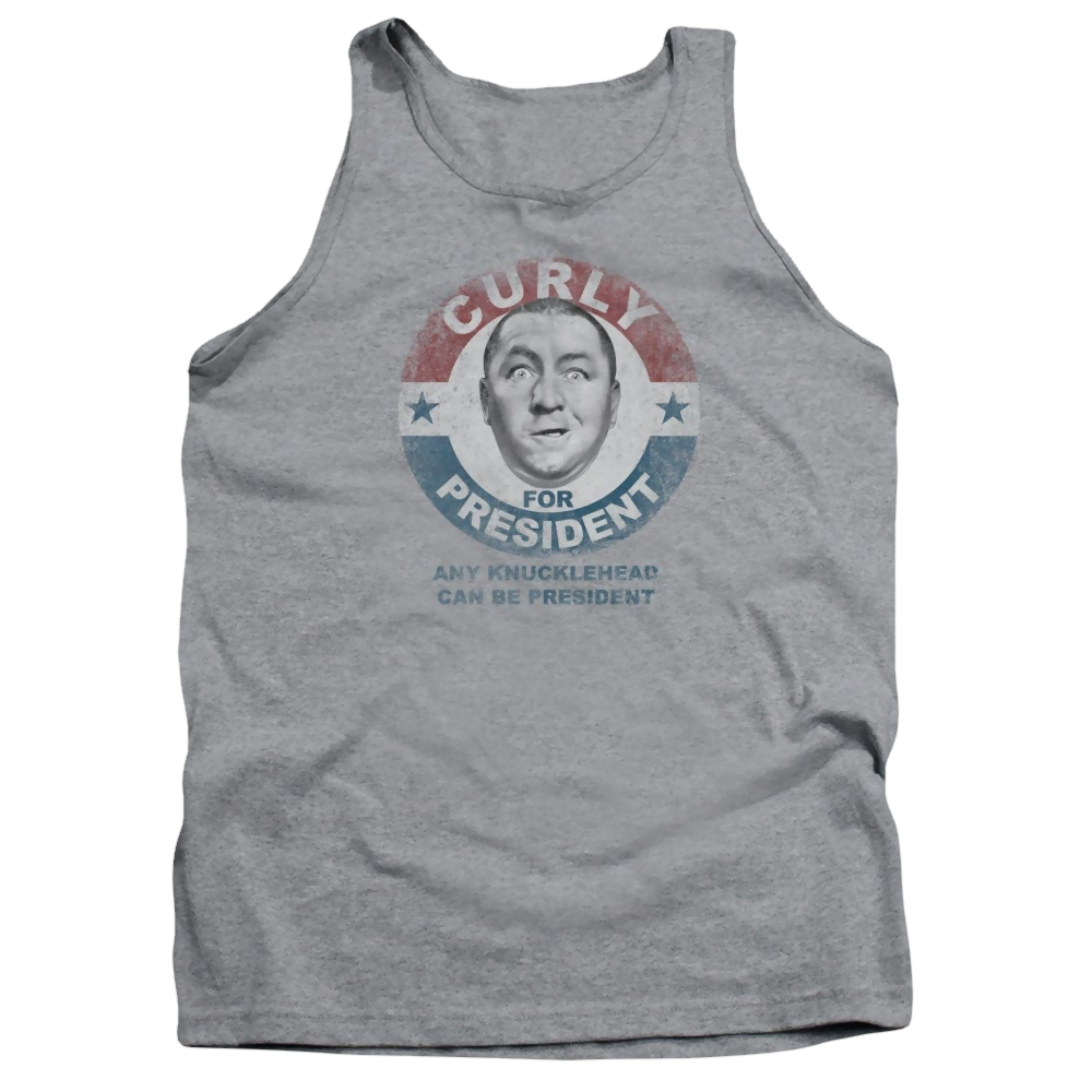 Three Stooges, The Curly For President - Men's Tank Top Men's Tank The Three Stooges   