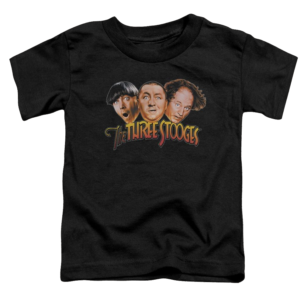 The Three Stooges Three Head Logo Toddler T-Shirt Toddler T-Shirt The Three Stooges   