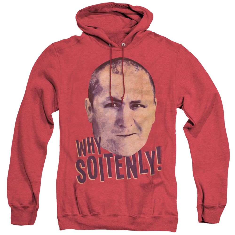 Three Stooges, The Why Soitenly - Heather Pullover Hoodie Heather Pullover Hoodie The Three Stooges   