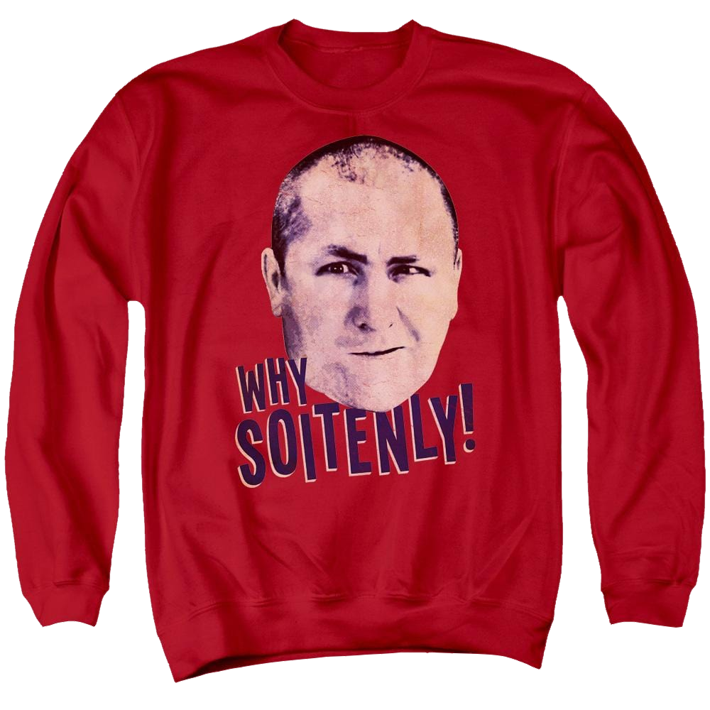 The Three Stooges Why Soitenly Men's Crewneck Sweatshirt Men's Crewneck Sweatshirt The Three Stooges   