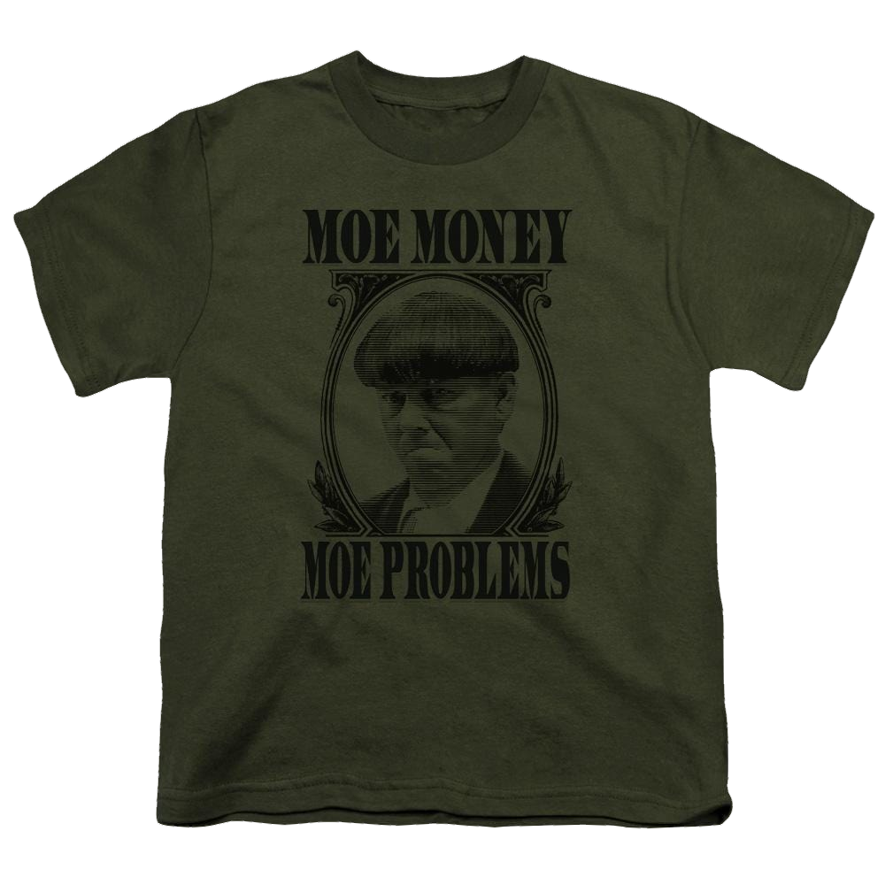 The Three Stooges Moe Money Youth T-Shirt (Ages 8-12) Youth T-Shirt (Ages 8-12) The Three Stooges   