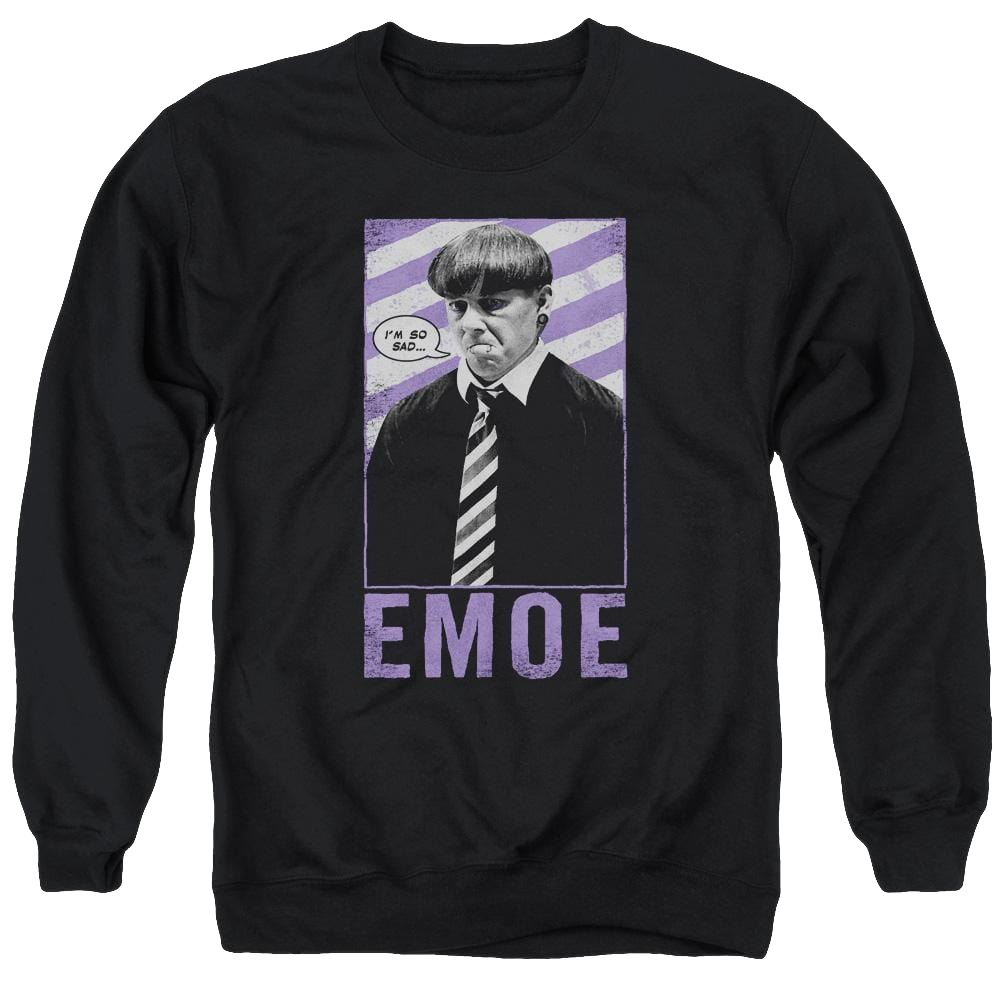 The Three Stooges Emoe Men's Crewneck Sweatshirt Men's Crewneck Sweatshirt The Three Stooges   