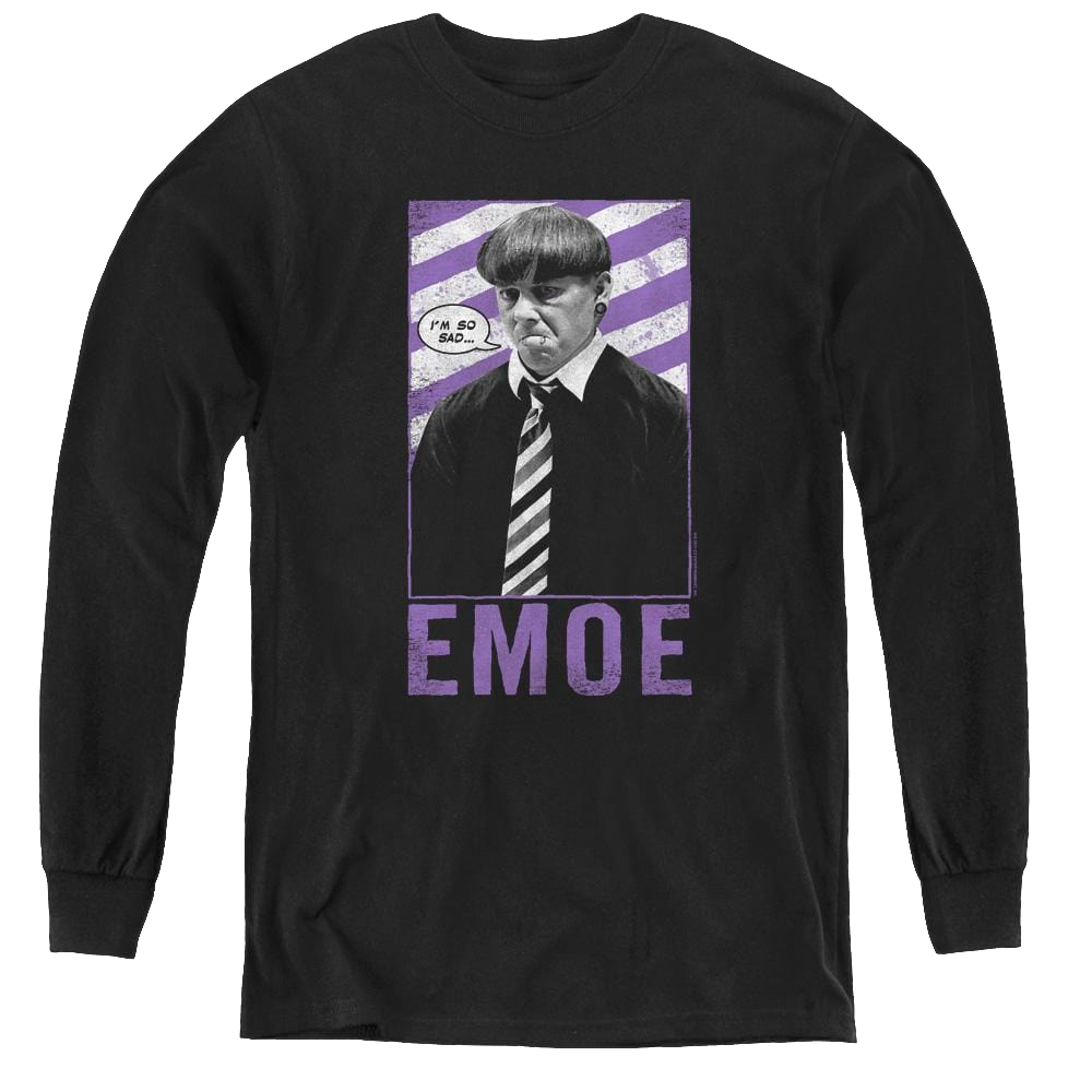 Three Stooges, The Emoe - Youth Long Sleeve T-Shirt Youth Long Sleeve T-Shirt The Three Stooges   