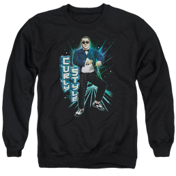 The Three Stooges Curly Style Men's Crewneck Sweatshirt Men's Crewneck Sweatshirt The Three Stooges   