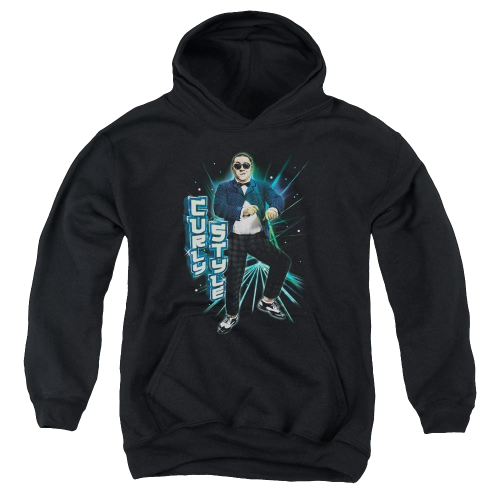 The Three Stooges Curly Style Youth Hoodie (Ages 8-12) Youth Hoodie (Ages 8-12) The Three Stooges   